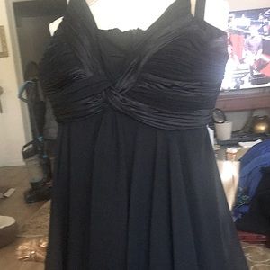 Chiffon and Crepe Evening Dress